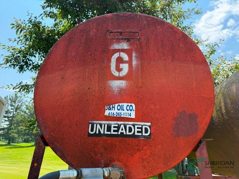 Elevated gas tank 300 gallon