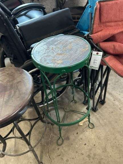 Camping chairs, stools, and wheelchair