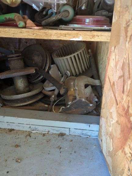Contents of shelves