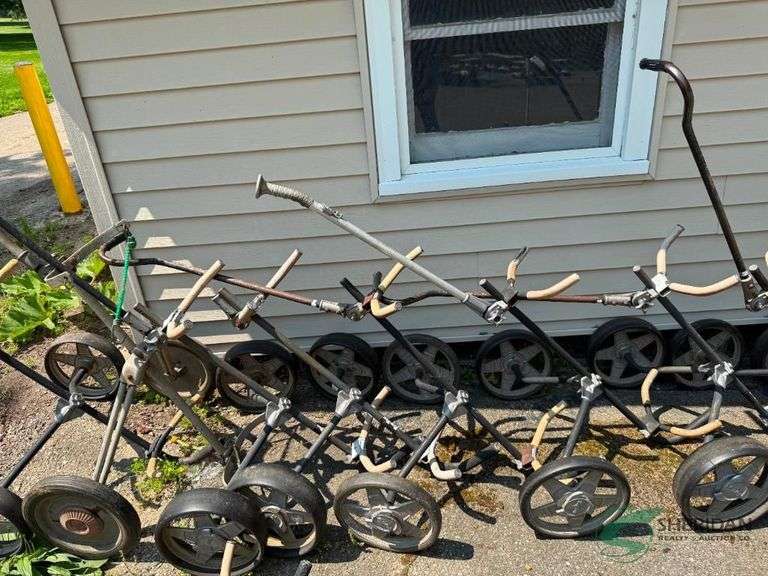 Golf club pull carts