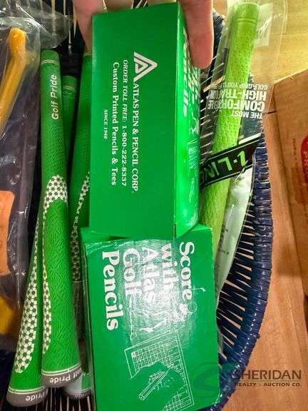 Basket of grips and pencils