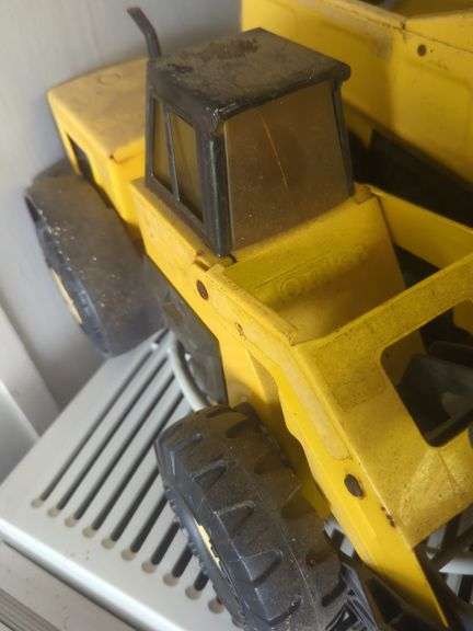 Mini yellow tractors