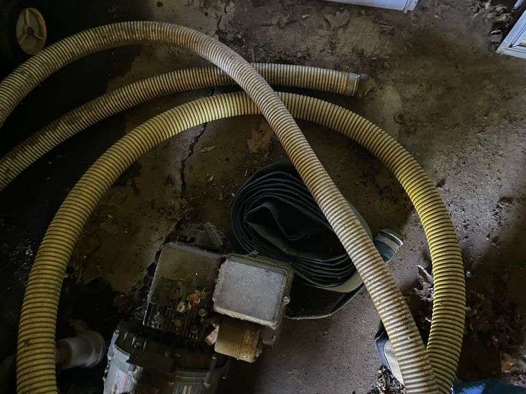 2 Motors one trash pump with hoses