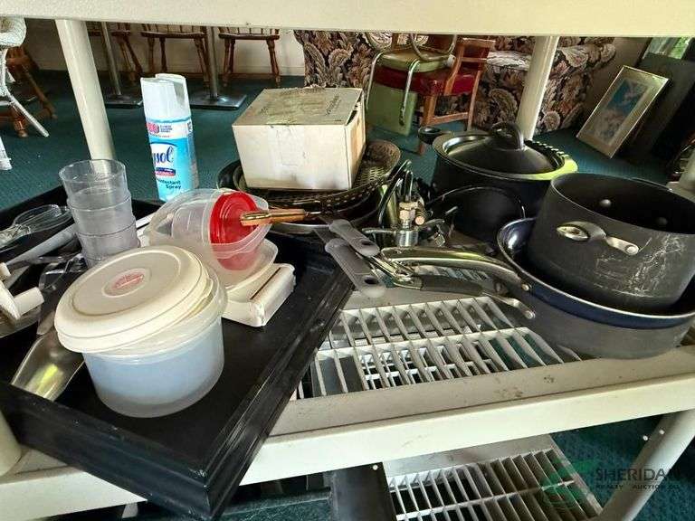 Shelf and contents