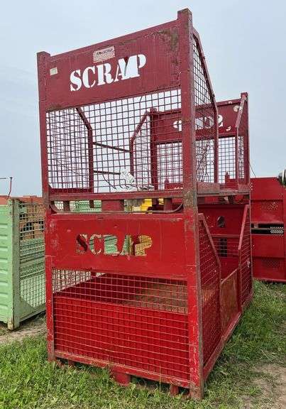 (2) Wire racks 88" L x 54" W x 54" H, row:4