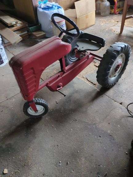 Vintage children's petal tractor