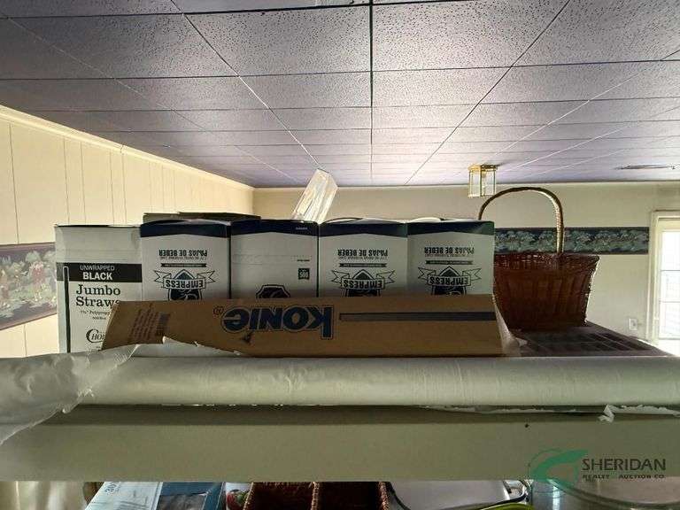 Shelf and contents