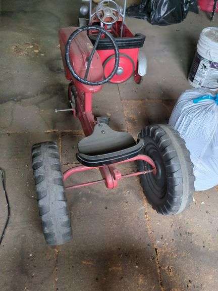 Vintage children's petal tractor
