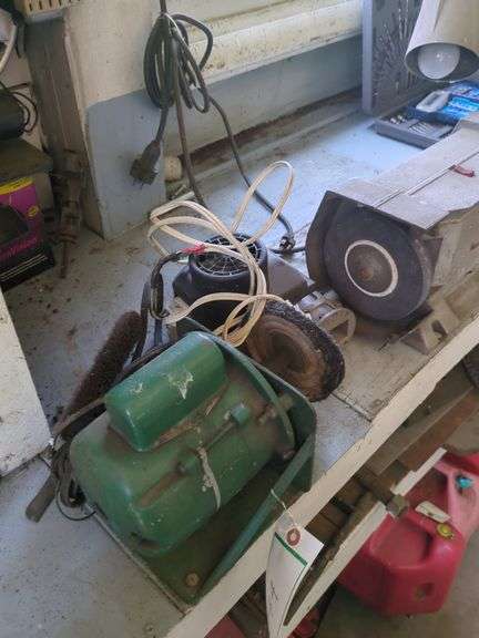 Fan, grinder, and buffing wheel
