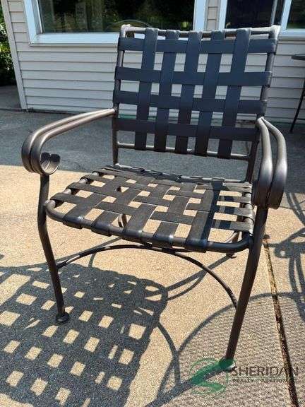 Patio table with 6 chairs