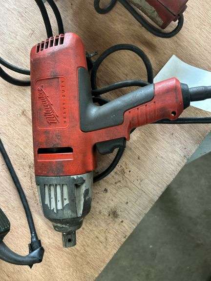 Grinder and Milwaukee impact wrench
