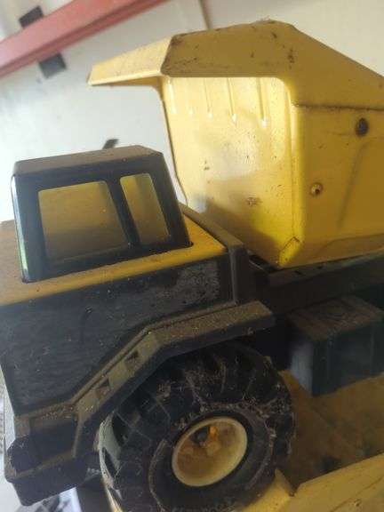 Mini yellow tractors