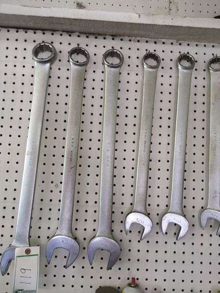 Large open end wrenches