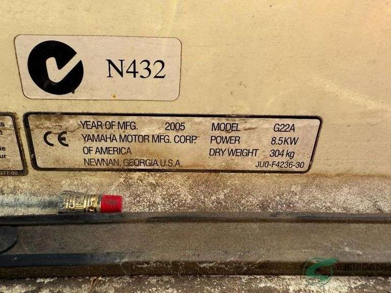 2005 Yamaha gas golf cart Model G22A