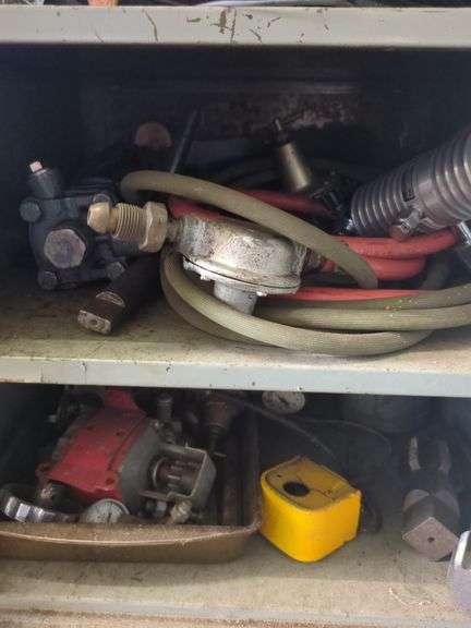 Cabinet and contents