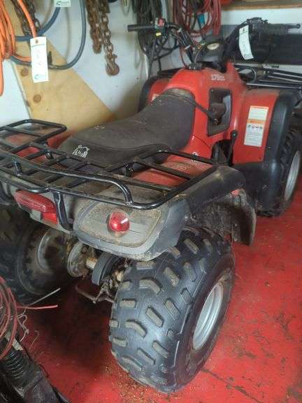 Bush hog 175cc quad; ran when placed in storage over a year ago.  Running status unknown currently.