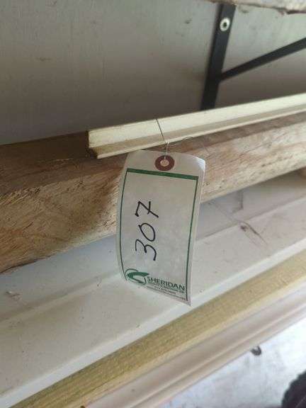 Shelf misc wood pieces
