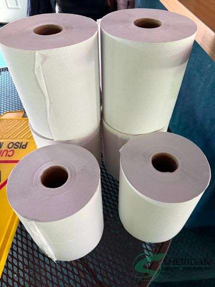 Paper towel and caution signs