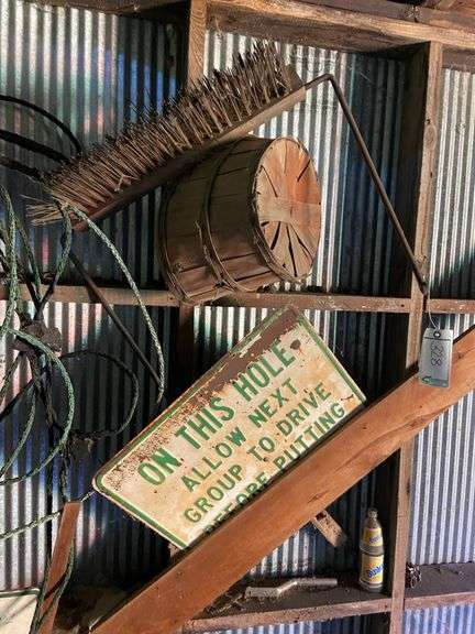 Misc. lightning rods and golf course signs, and more