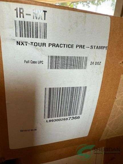 5 Boxes of range balls