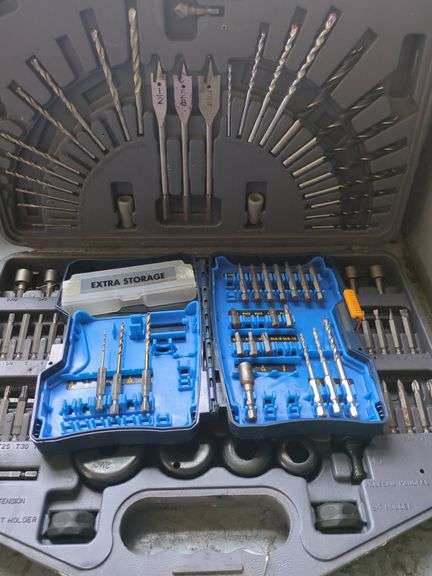 Drill bits and organizer