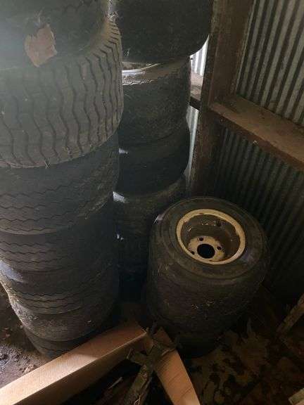 Misc. golf cart tires some rims and extra parts