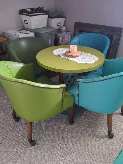 Vintage table and chairs