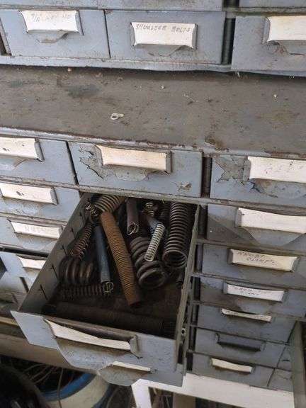 Nuts and bolts organizer and contents