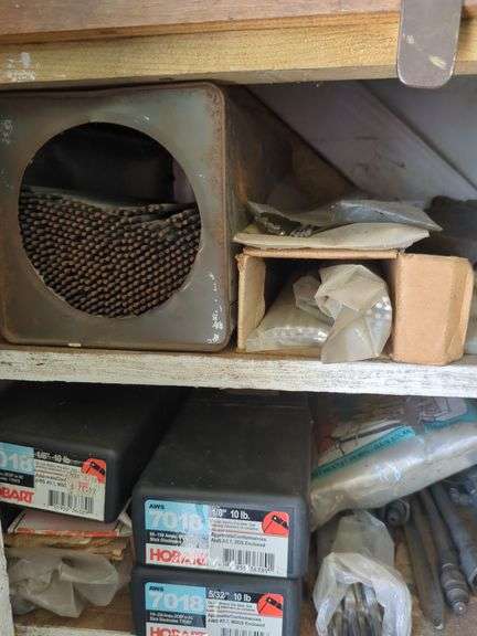 Contents of shelves