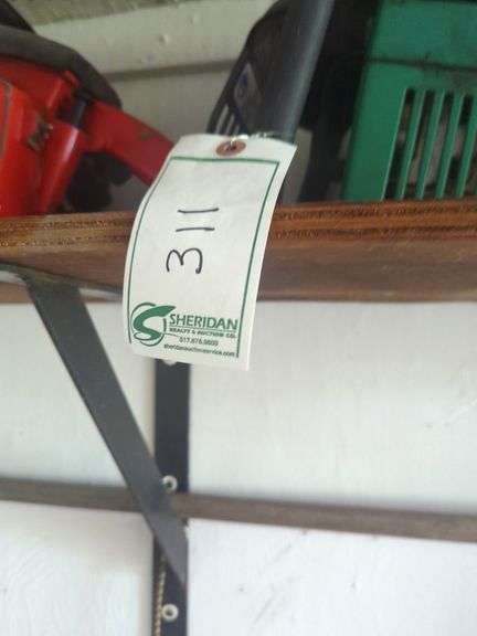 Green hedge trimmer
