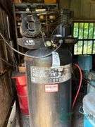 Upright air compressor