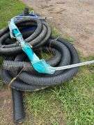 Misc. drain tile plastic fittings, drain, check valve, and 6" 21' perf. plastic corrugated 3" 29' perf. pipe & 4" 53' non-perf. row:4