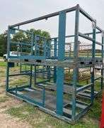 (2) Pallet racks 115" L x 48" W x 51" H, row:4
