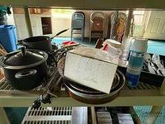 Shelf and contents