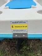 Sun Dolphin 5 paddle boat with sun cover, row:4