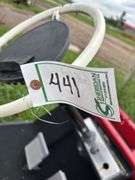 Red golf cart, row:4
