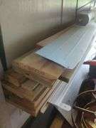 Shelf misc wood pieces