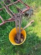Disassembled reel mower