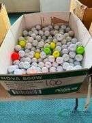Numerous golf balls