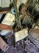 Misc. lightning rods and golf course signs, and more
