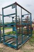 (2) Pallet racks 115" L x 48" W x 51" H, row:4