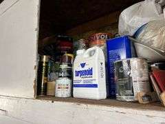 Shelf of miscellaneous items