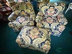 2 Chairs 1 foot rest