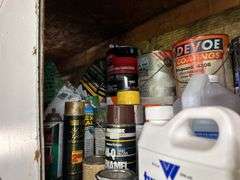 Shelf of miscellaneous items