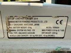 2014 Yamaha gas golf cart Model YDRAX4