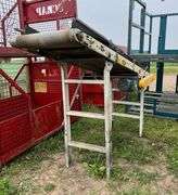 (1) Conveyor belt 97.5" L x 28" W, row:4