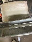 Galvanized carry alls and chair