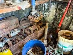 Contents of bench and wall