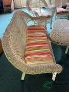 Wicker patio furniture