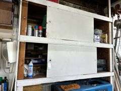 Shelf of miscellaneous items